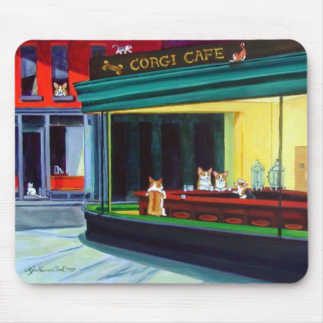 Tapis De Souris Pembroke Welsh Corgi Mousepad (Devant)