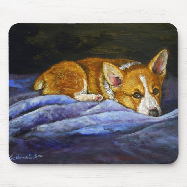 Tapis De Souris Pembroke Welsh Corgi Mousepad (Devant)