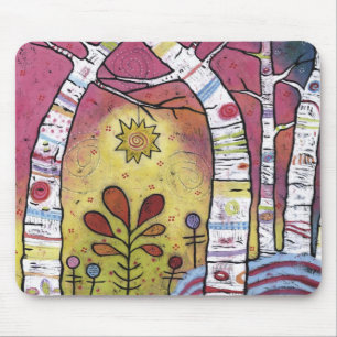 Tapis De Souris Penchement dans Starlight Mousepad - 9,25" x 7,75"