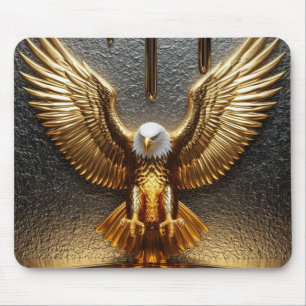 Tapis De Souris Pendentif Aigle Royal Métallique Liquide