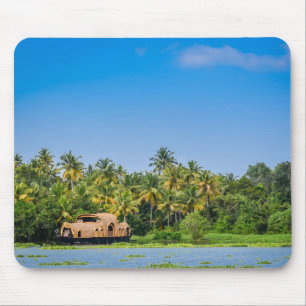 Tapis De Souris Péniche dans les eaux intérieures du Kerala