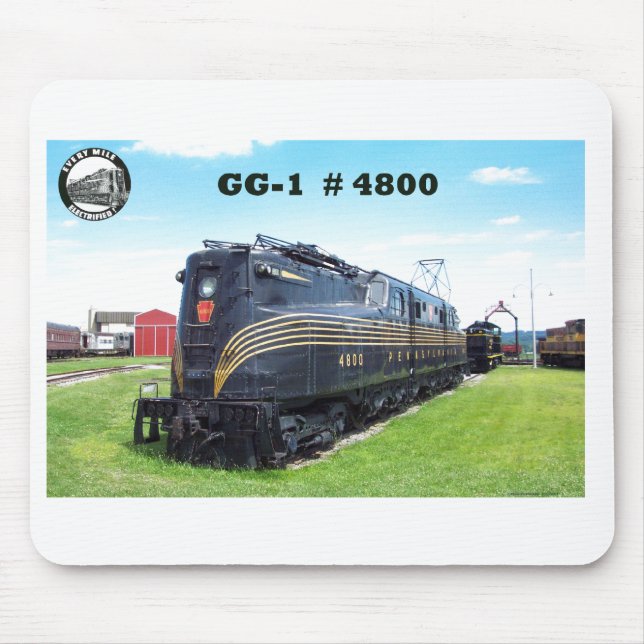 Tapis De Souris Pennsylvania Railroad Locomotive GG-1 #4800 Mouse (Devant)