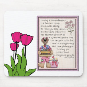 Tapis De Souris Penny-Colle Mousepad-Petite-fille-Chanceuse sur le