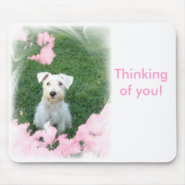 Tapis De Souris Pensée à vous (Devant)
