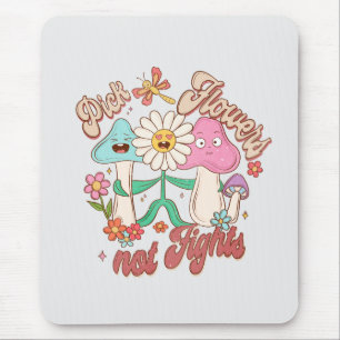 Tapis De Souris Pensée Positive - Des Fleurs De Choix, Pas Des Com