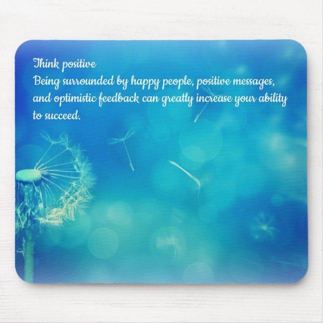 Tapis De Souris Penser positif (Devant)