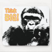 Pensez Big Moderne Pop Art Gorilla Modèle
