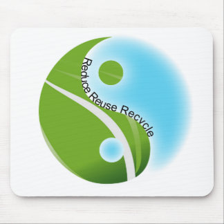 Tapis De Souris Pensez vert