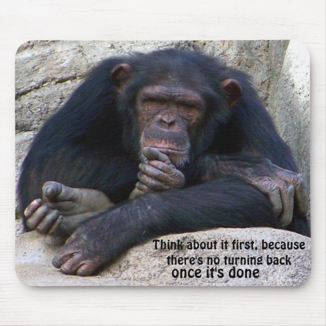 Tapis De Souris Pensez-y ! ! Mousepad (Devant)