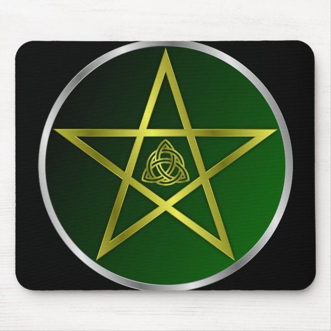 Tapis De Souris Pentacle or (Devant)