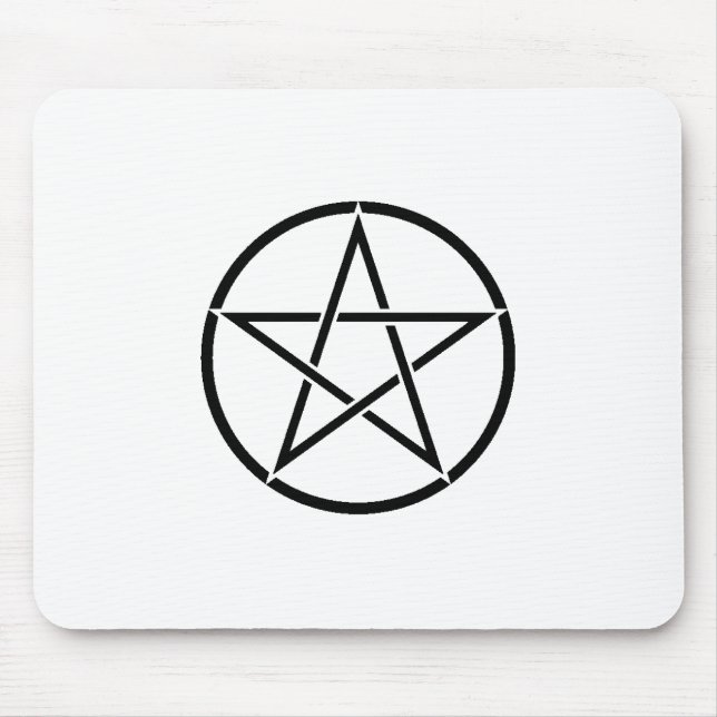 Tapis De Souris Pentacle Wiccan (Pentagramme) (Devant)