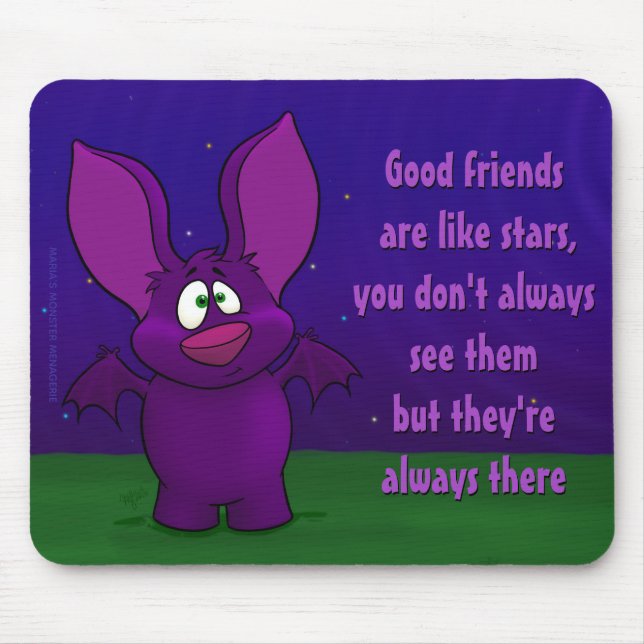 Tapis De Souris Pepe la batte, mousepad de w/quote (Devant)