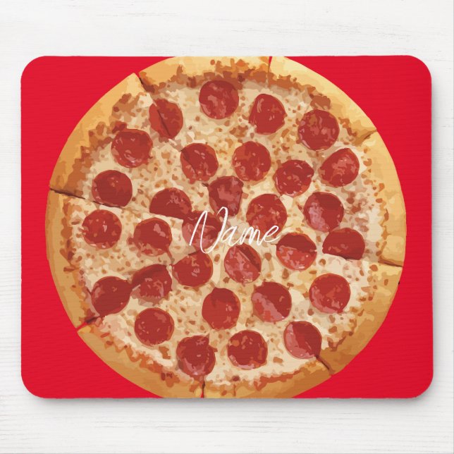 Tapis De Souris Pepperoni Pizza Thunder_Cove (Devant)