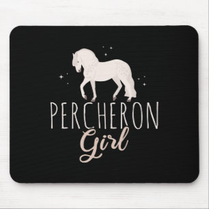 Tapis De Souris Percheron Horse Girl Horses Lover Horse équitation