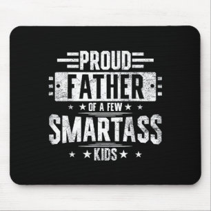 Tapis De Souris Père fier de quelques enfants intelligents