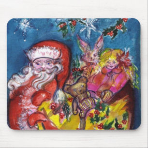 TAPIS DE SOURIS PÈRE NOËL AVEC CADEAUX