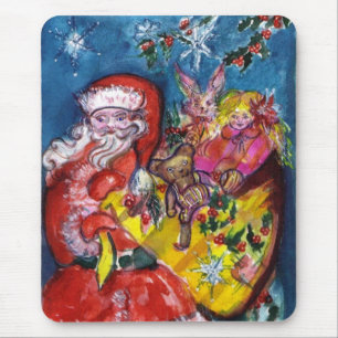 TAPIS DE SOURIS PÈRE NOËL AVEC CADEAUX