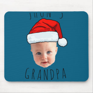 Tapis De Souris Père Noël Bébé Chapeau Photo de Noël _1