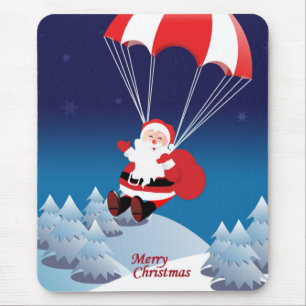 Tapis De Souris Père Noël de parachutage