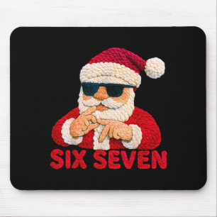 Tapis De Souris Père Noël dit Six Sept - 6 7 Mème Crochet à Laine 