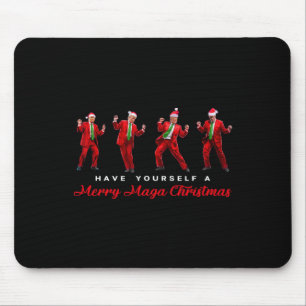 Tapis De Souris Père Noël drôle Trump Passez un joyeux méga Noël