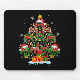 Tapis De Souris Père Noël Elf Reindeer Contrôleurs de jeu Noël col