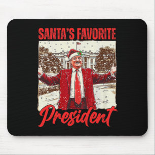 Tapis De Souris Père Noël Favorite Président Trump 2024 Fu Noël