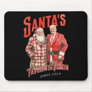 Tapis De Souris Père Noël Felon favori depuis Noël 2024 Noël F