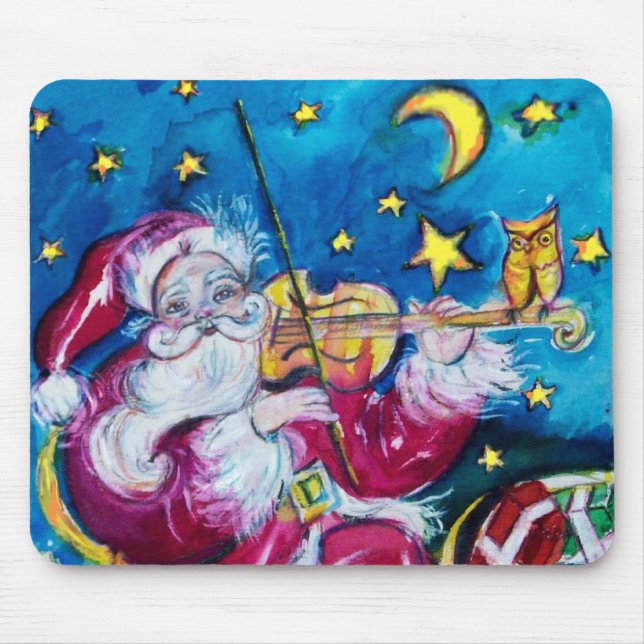 TAPIS DE SOURIS PÈRE NOËL INSPIRÉ (Devant)