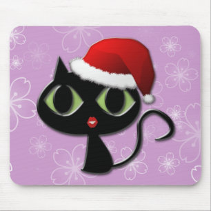 Tapis De Souris Père Noël kitty