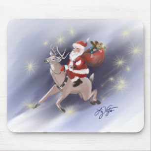 Tapis De Souris Père Noël livre Mousepad