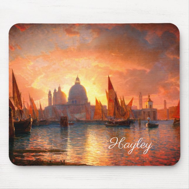 Tapis De Souris Père Noël Maria della Salute de Haseltine, coucher (Devant)