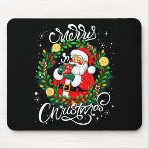 Tapis De Souris Père Noël Mignon Drôle Joyeux Noël Hommes Femmes K