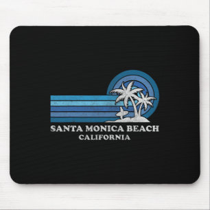 Tapis De Souris Père Noël Monica Beach California Family Summer Va