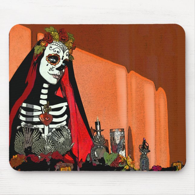 Tapis De Souris Père Noël Muerte Mousepad (Devant)
