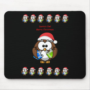 Tapis De Souris Père Noël Owl Souris