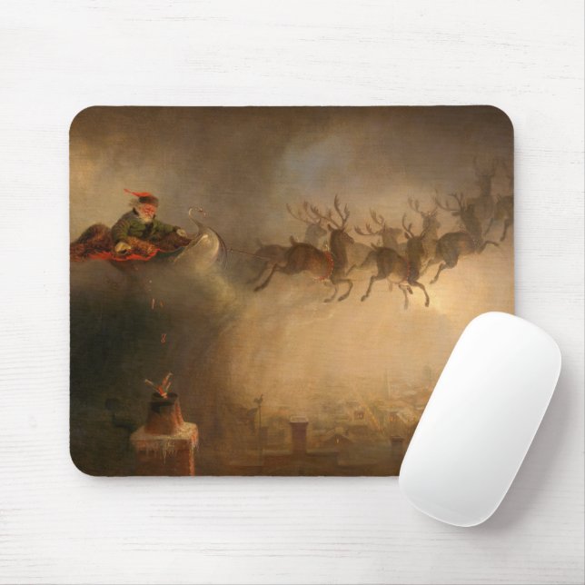 Tapis De Souris Père Noël par William Holbrook Beard (Avec souris)
