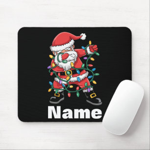 Tapis De Souris Père Noël qui fait le dab Cadeau de Noël personnal