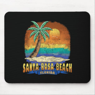 Tapis De Souris Père Noël Rosa Beach Floride Vintage désorganisé S