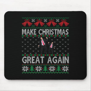 Tapis De Souris Père Noël Trump Danse Rendre Noël super moche