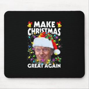 Tapis De Souris Père Noël Trump Faire Noël Grande Encore Une Fois