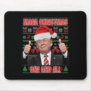 Tapis De Souris Père Noël Trump Noël Humour Funny Trump Noël 1
