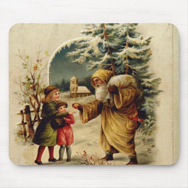 Tapis De Souris Père Noël victorienne (Devant)