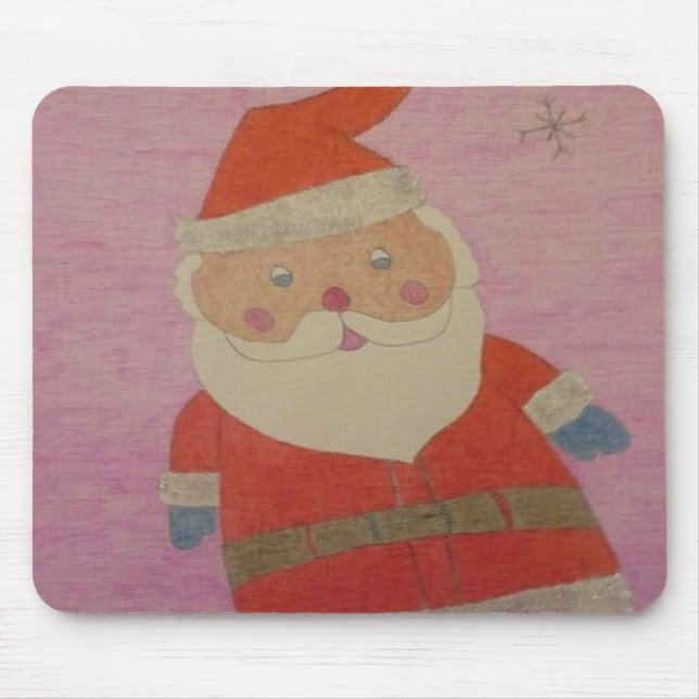 Tapis De Souris Père Noël vintage (Devant)
