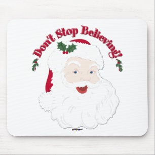 Tapis De Souris Père Noël vintage n'arrête pas de croire !