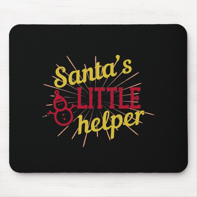 Tapis De Souris Père Noël's Little Helper (Devant)