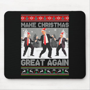 Tapis De Souris Père Trump Danse Rendez Noël Grand Encore Moche 