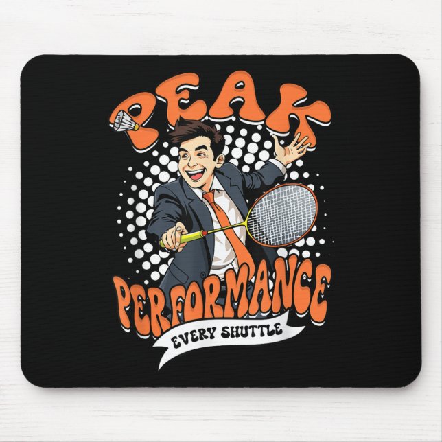 Tapis De Souris Performance de pointe de badminton chaque volant  (Devant)