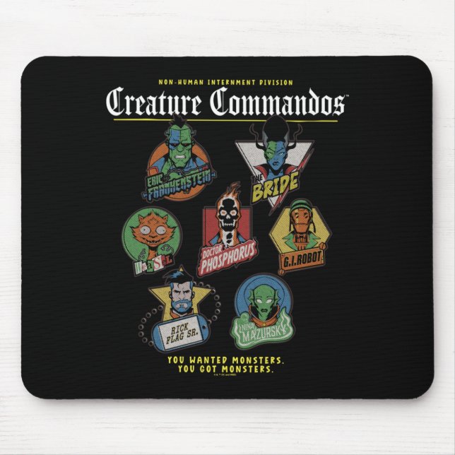 Tapis De Souris Performances des badges de l'équipe de monstres (Devant)