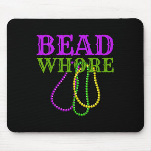 Tapis De Souris Perle Amusante Humour Adulte Mardi Gras Costume de